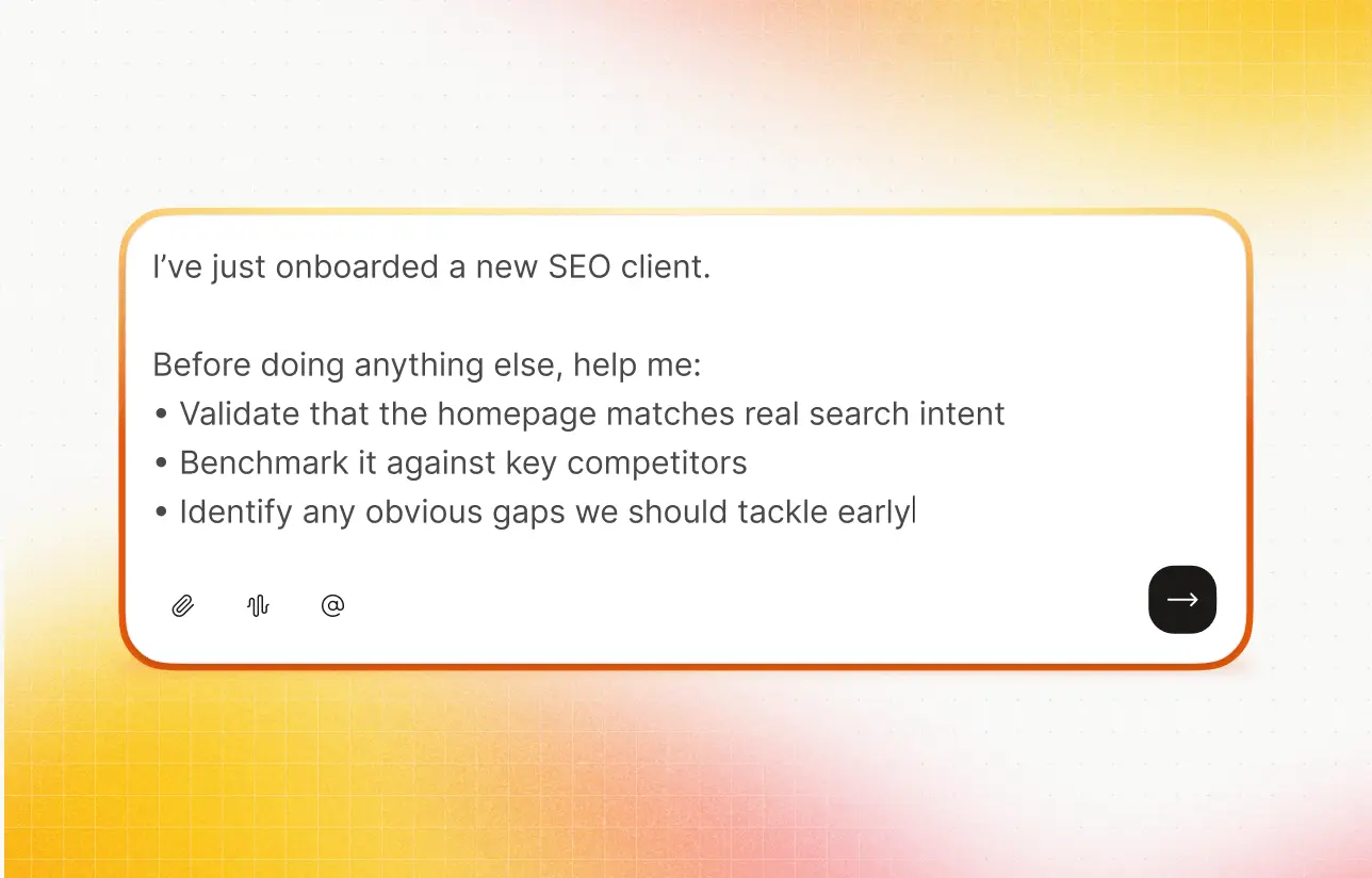 Step 1: State your goal - Silverbee SEO automation workflow